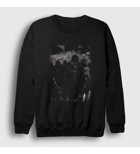 Presmono Unisex Siyah Marduk Those Of The Unlight Sweatshirt 436919tt