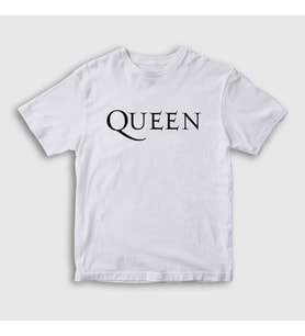 Presmono Unisex Çocuk Beyaz Solo Queen T-Shirt 102672tt (Beyaz)