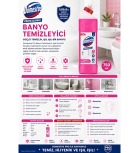 Domestos Pro Banyo Temizleyici 750 ml.