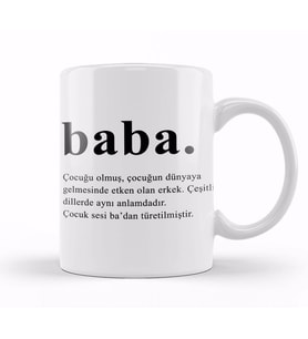 Babalar Günü Babaya Hediye 045 Kupa Bardak Porselen
