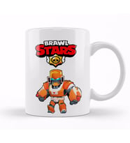 Brawl Stars Mecha Bo Kupa Bardak Porselen