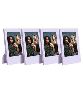 Instax Mini Film Uyumlu Lila 4'lü Klasik Fotoğraf Çerçeve Seti