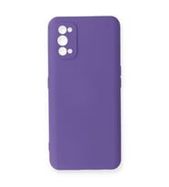 Realme 7 Pro Kılıf Nano İçi Kadife Silikon - Mor