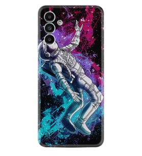 Samsung A23 A31 A32 A50 A51 A52 A53 A70 Kılıf Desenli Silikon Astronot Signs 1753