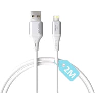 Lexroo USB A-Lightning, 2Metre, 3.1A Hızlı Şarj Kablosu, Wahoo (1Ad x 2Metre Beyaz)