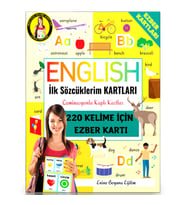 İngilizce İLK Sözcüklerim KARTLARI (220 Kelime EZBER Kartları)