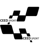 ceed sport Etiket Yapıştırma 30cmx11cm MMD176