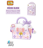 Loz Micro Block Sweet Bag Serisi  Mor Çanta 350 Parça Oyuncak Yapım Seti FFLZ-8846