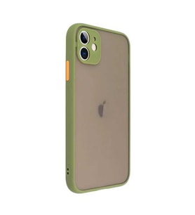 iPhone 11 6.1inç Kamera Korumalı Premium Silikon Kılıf-(5775) — Renk: Asker Yeşili