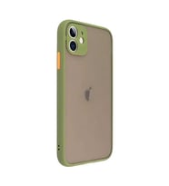 iPhone 11 6.1inç Kamera Korumalı Premium Silikon Kılıf-(5775) — Renk: Asker Yeşili
