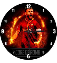 Cakatablo Roma Ateşi Daniele De Rossi Duvar Saati