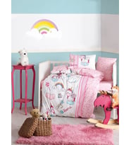 Mulvxurg  Urg02  Bebek Nevresim Takımı Unicorn Pembe (Mulvix)
