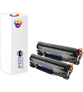PlusPrint I-Sensys MF237W Yazıcı Yazıcı Uyumlu Muadil Toner CRG737 2li Paket