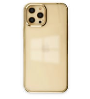 Pilelistore   iPhone 12 Pro Max Kılıf Element Silikon - Gold