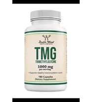 Double Wood TMG Trimethylglycine 1000mg  180 Capsul.Tr Tek Yetkili SATICISI OZELSPORCUGIDALARI'DIR. 3834 (Renksiz)