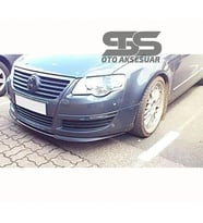 Vw Passat B6 Cupra R Uyumlu Ön Lip Mat Siyah Ön Tampon Lip
