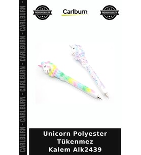 Özel Üretim Yazı Kırtasiye Hediyelik Okul Unicorn Polyester Tükenmez Kalem Alk2439