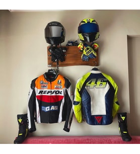 Motosiklet Kask Askısı, Motor Kask Askısı, SEX2V5 (Siyah)