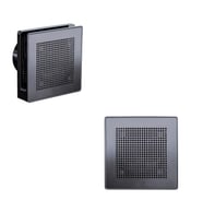 Vortice Punto Evo Gold Nero Black Mimari Uygulama İdeal Tasarım Kesintisiz Çalışma Havalandırma Fanı Banyo Mutfak AGMair Agm