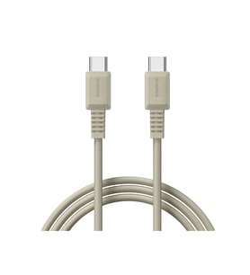Sharge Retro USB-C to USB-C 100W Hızlı Şarj Kablosu - Gri