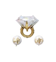 Gold Yüzük 3lü Set