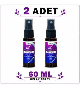 Delay Sprey 2 Adet 60 ml – Erkekler İçin Sprey Erkeklere Özel Kişisel Bakım Ürünü