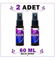 Delay Sprey 2 Adet 60 ml – Erkekler İçin Sprey Erkeklere Özel Kişisel Bakım Ürünü