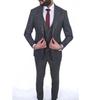 Jan Carlucci Slimfit Yelekli Drop 6 Takım