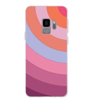 Samsung Galaxy S9 Kapak Renk Cümbüşü Tasarımlı Şeffaf Silikon Kılıf