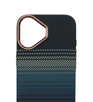 Pixel Weave Case iPhone 17 Derin Mavi Akım