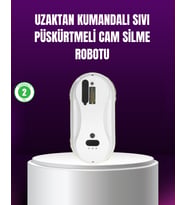 AI Akıllı Rotalı Otomatik Cam Temizleme Robotu