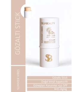 Selin Beauty Color Sun Protection SPF50+ Göz Altı Stick Güneş Koruyucu 6 GR