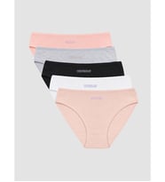LCW Young Pembe Yazı Baskılı Bikini Külot 5'li