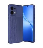 Oppo A6 Pro 4G Auto Focus Karbon Kapak - Lacivert