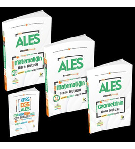 ALES Matematik 1.-2.Cilt ve Geometrinin Kara Kutusu Konu Özetli D.Çözümlü S