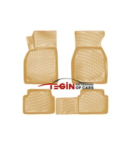 Renault Megane 2 2002-2009 3D Havuzlu Paspas Bej