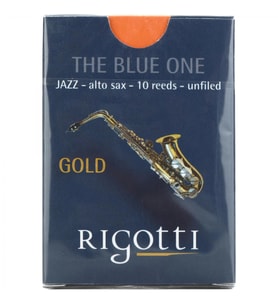 Rigotti RGJSA1015 Jazz Alto Saksafon Kamışı No: 1.5 (Profesyonel/Butik) - 10'lu Paket  El Yapımı Fransız Butik Kamış, Güçlü Projeksiyon ve Esnek Tepki