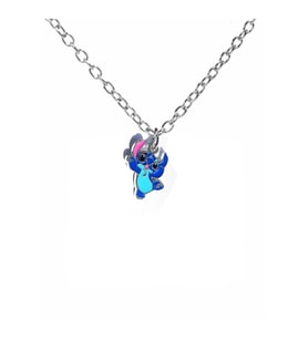 Sevimli Stitch Figürlü Kolye – Unisex 60 cm Zincirli, Eğlenceli ve Renkli Tasarım