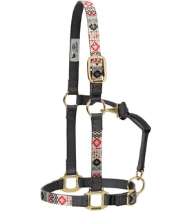 Weaver Leather Naylon Kızıl Aztek Ayarlanabilir Çene ve Boğaz Çıtçıt Askı, Ortalama