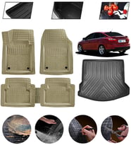 Ford Focus 4 Sedan Uyumlu Paspas Araca Özel Bagaj Havuzu MBS Bej