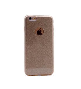 Apple iPhone 7 Plus Uyumlu Kılıf Zore Shining Silikon (Gold)