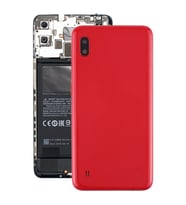 Samsung Galaxy A10 Uyumlu Arka Pil Batarya Kapağı SM-A105F (Kırmızı)