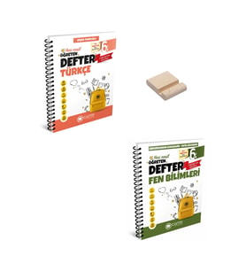 6. Sınıf Öğreten Defter Türkçe ve Fen Bilimleri + Telefon Standı