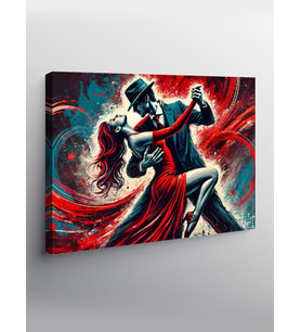 Kanvas Tablo Tango Yapan Çift