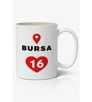 Bursa Baskılı Kupa Bardak Baskılı Kahve Kupa Bardak