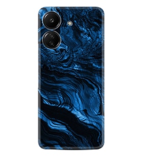 Xiaomi Redmi 13c Kılıf Desenli Silikon Blue Marble 1379
