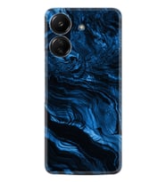Xiaomi Redmi 13c Kılıf Desenli Silikon Blue Marble 1379