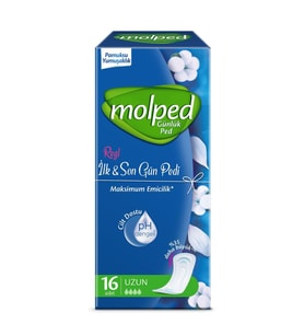 Molped Günlük Ped İlk Son Gün Uzun 16 Lı