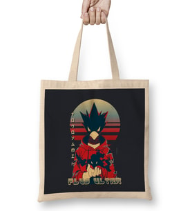 Tokoyami Fumikage Dark Shadow Boku No Bez Çanta Uzun Saplı
