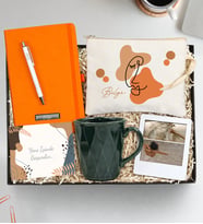 Kişiye Özel Defter & El Çantası & Kalem & Kupa & Çerçeve Hediye Seti